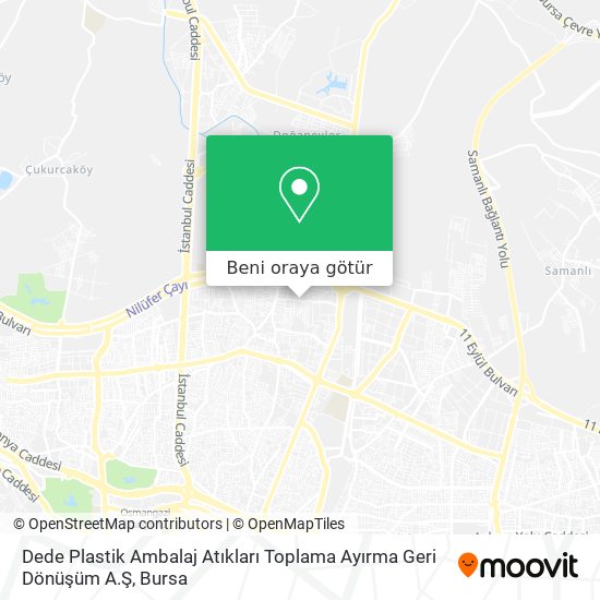 Dede Plastik Ambalaj Atıkları Toplama Ayırma Geri Dönüşüm A.Ş harita