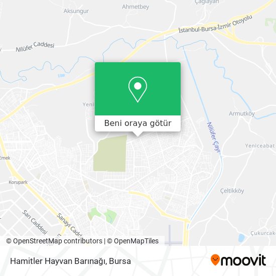 Hamitler Hayvan Barınağı harita