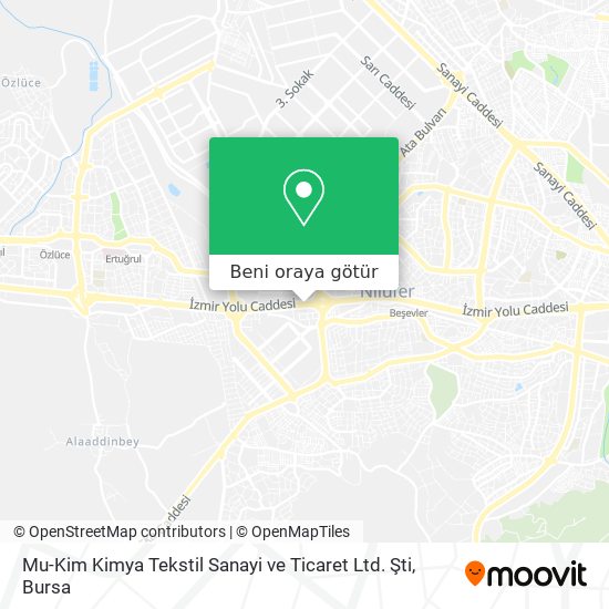 Mu-Kim Kimya Tekstil Sanayi ve Ticaret Ltd. Şti harita