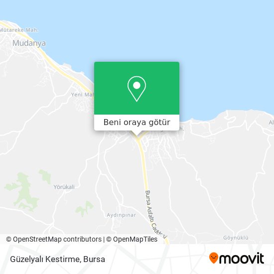Güzelyalı Kestirme harita