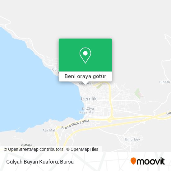 Gülşah Bayan Kuaförü harita