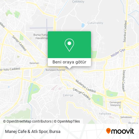 Manej Cafe & Atlı Spor harita