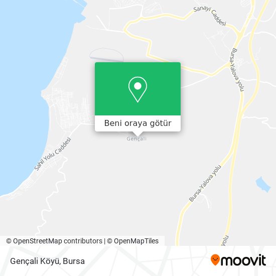 Gençali Köyü harita