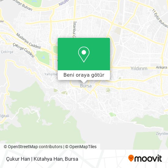 Çukur Han | Kütahya Han harita