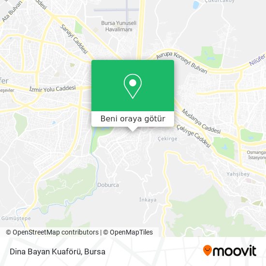 Dina Bayan Kuaförü harita