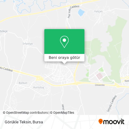 Görükle Teksin harita