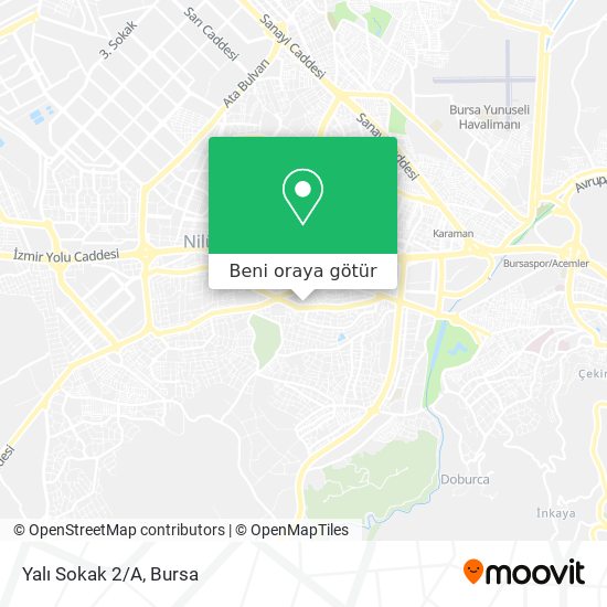 Yalı Sokak 2/A harita