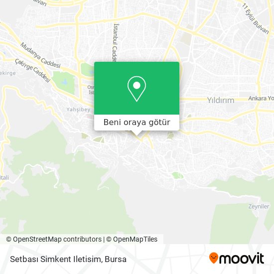 Setbası Simkent Iletisim harita