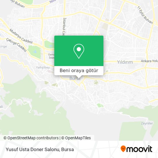 Yusuf Usta Doner Salonu harita