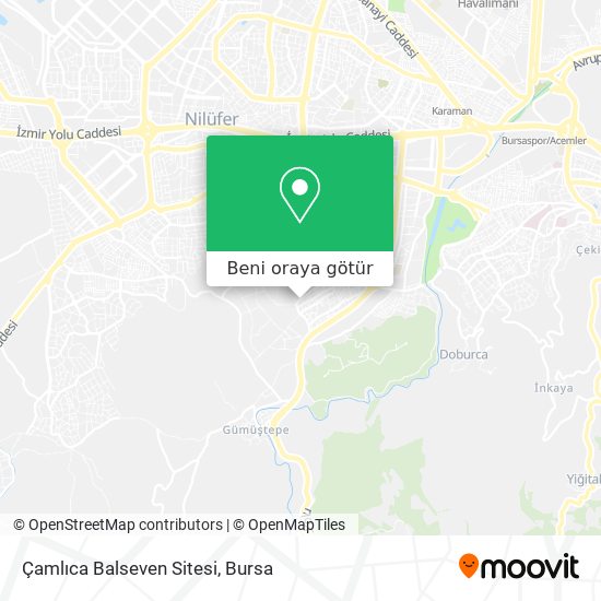 Çamlıca Balseven Sitesi harita