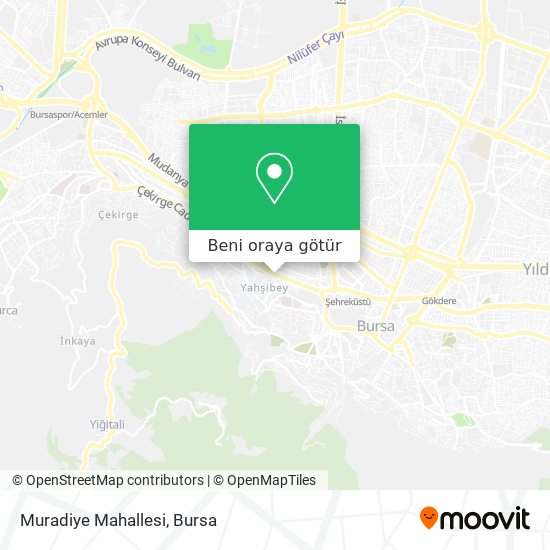 Muradiye Mahallesi harita