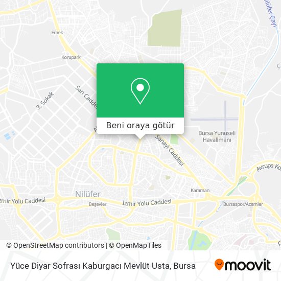 Yüce Diyar Sofrası Kaburgacı Mevlüt Usta harita