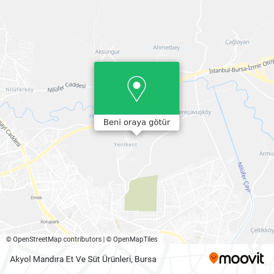 Akyol Mandıra Et Ve Süt Ürünleri harita
