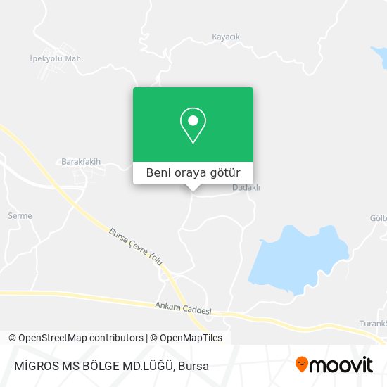 MİGROS MS BÖLGE MD.LÜĞÜ harita