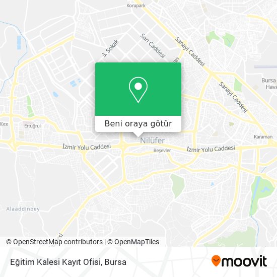 Eğitim Kalesi Kayıt Ofisi harita