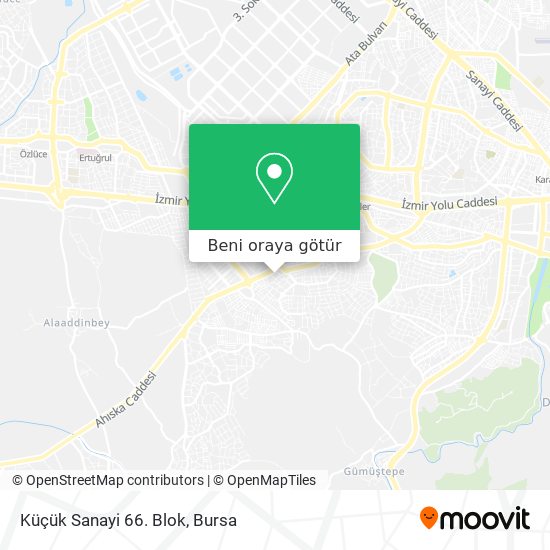 Küçük Sanayi 66. Blok harita