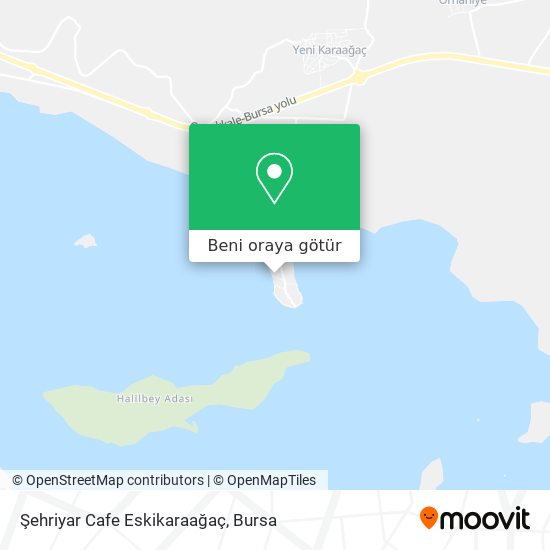 Şehriyar Cafe Eskikaraağaç harita