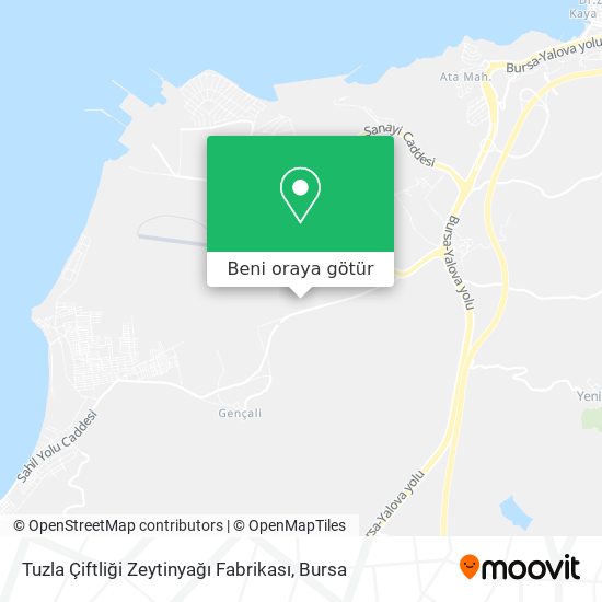 Tuzla Çiftliği Zeytinyağı Fabrikası harita