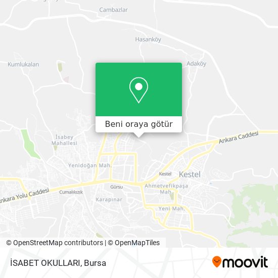 İSABET OKULLARI harita
