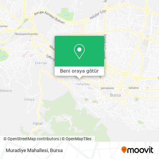 Muradiye Mahallesi harita