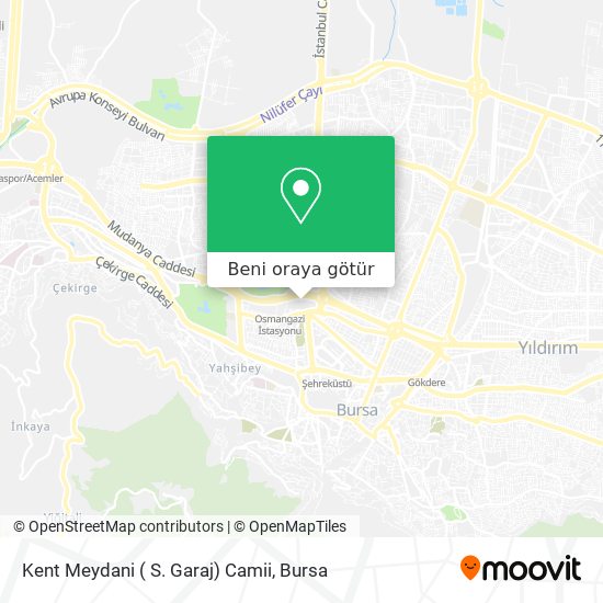 Kent Meydani ( S. Garaj) Camii harita