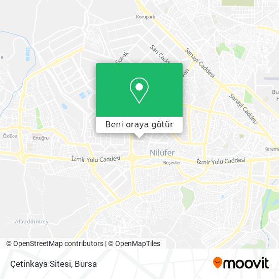 Çetinkaya Sitesi harita
