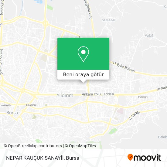 NEPAR KAUÇUK SANAYİİ harita