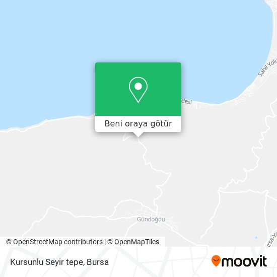 Kursunlu Seyir tepe harita