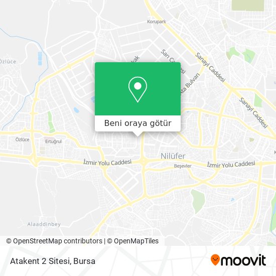 Atakent 2 Sitesi harita