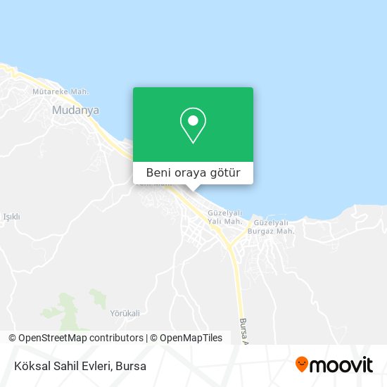 Köksal Sahil Evleri harita