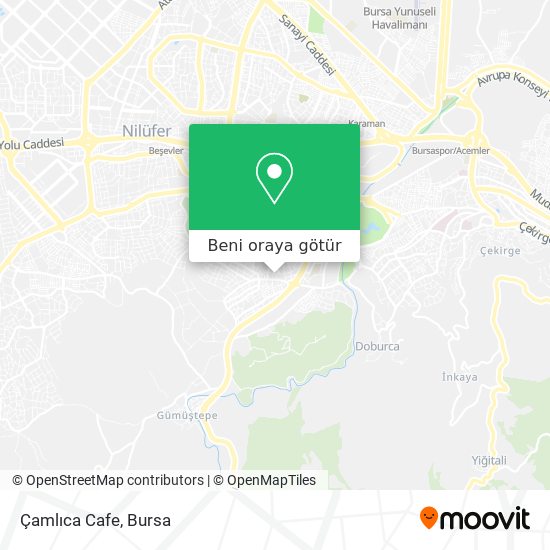 Çamlıca Cafe harita