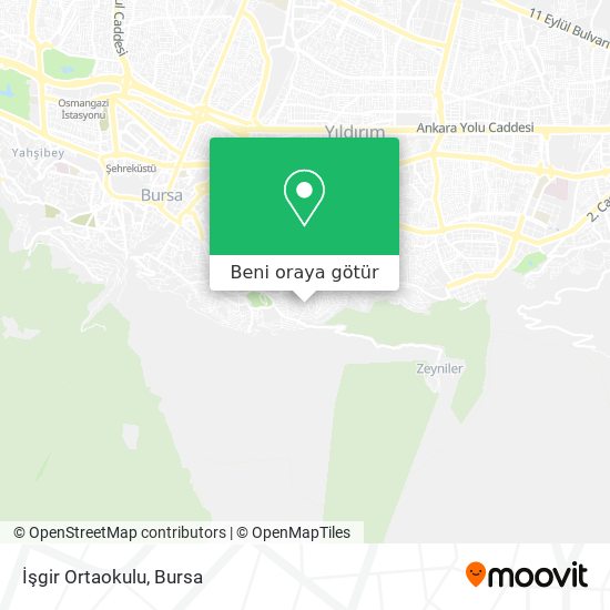 İşgir Ortaokulu harita
