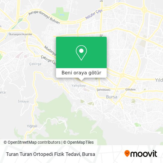 Turan Turan Ortopedi Fizik Tedavi harita