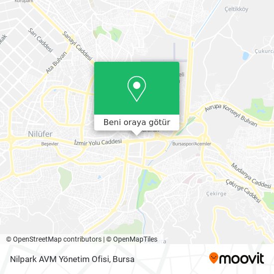 Nilpark AVM Yönetim Ofisi harita