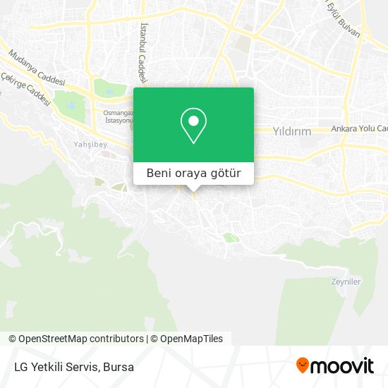 LG Yetkili Servis harita