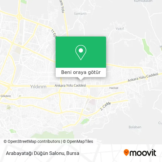 Arabayatağı Düğün Salonu harita
