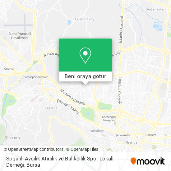 Soğanlı Avcılık Atıcılık ve Balıkçılık Spor Lokali Derneği harita
