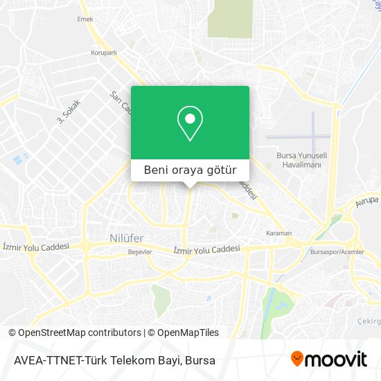 AVEA-TTNET-Türk Telekom Bayi harita