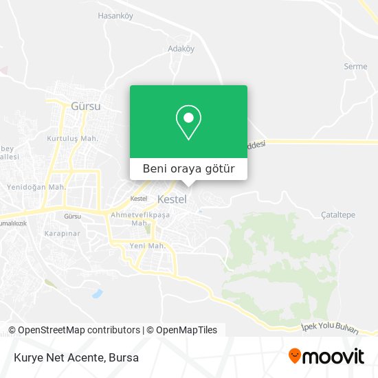 Kurye Net Acente harita