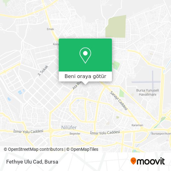 Fethıye Ulu Cad harita