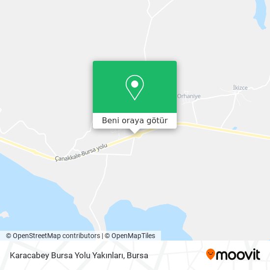 Karacabey Bursa Yolu Yakınları harita