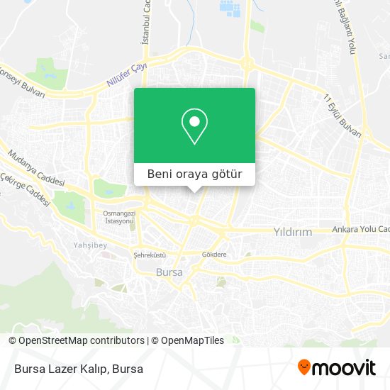 Bursa Lazer Kalıp harita