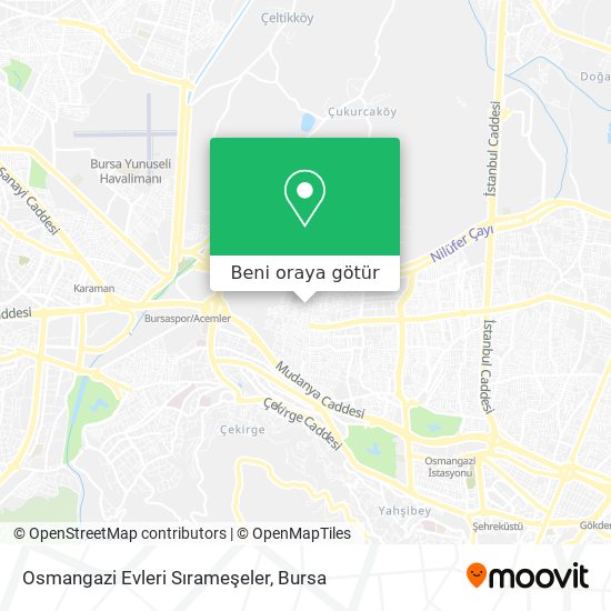 Osmangazi Evleri Sırameşeler harita