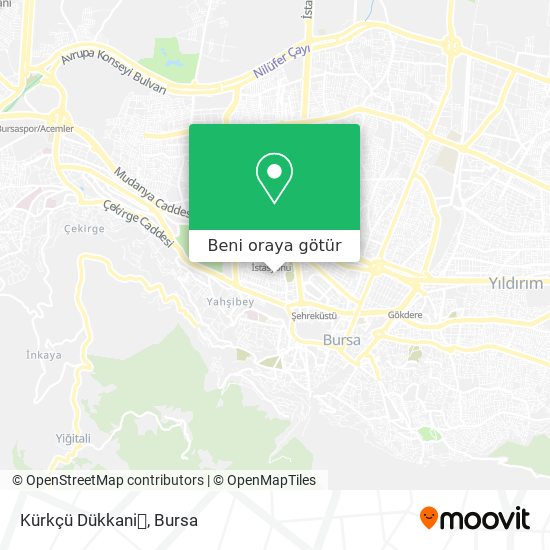 Kürkçü Dükkani harita