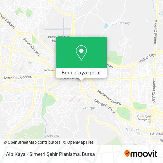 Alp Kaya - Simetri Şehir Planlama harita