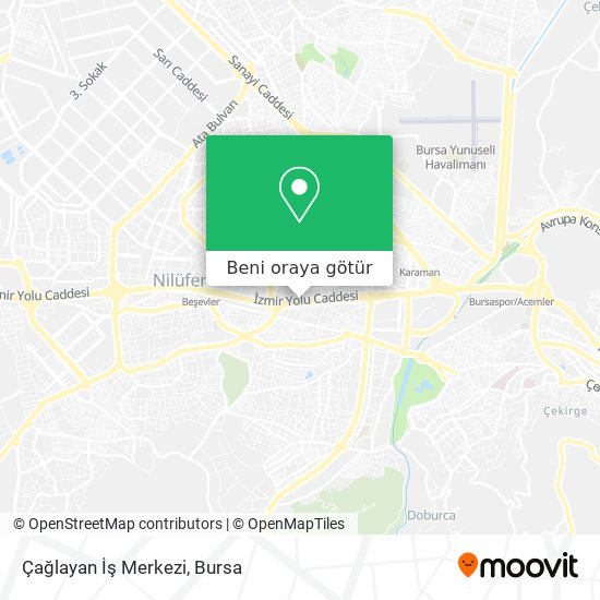 Çağlayan İş Merkezi harita