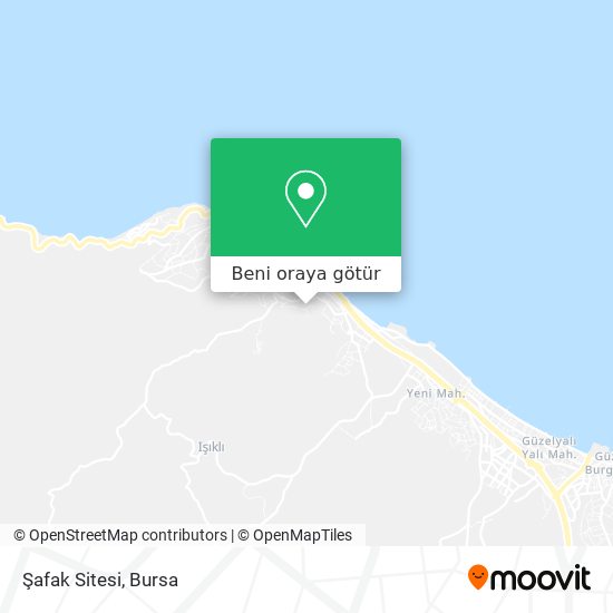 Şafak Sitesi harita