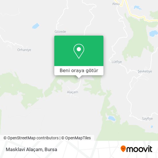 Masklavi Alaçam harita