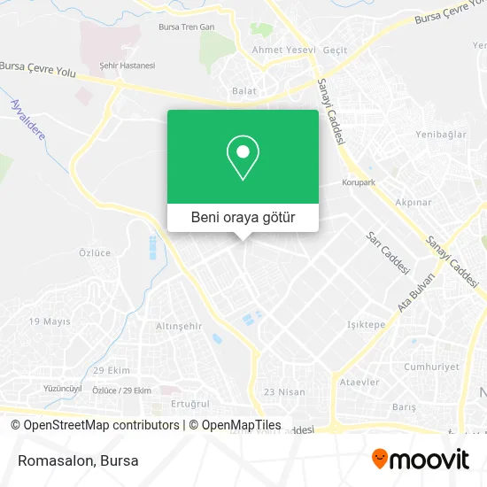 Romasalon harita