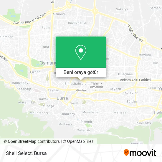 Shell Select harita